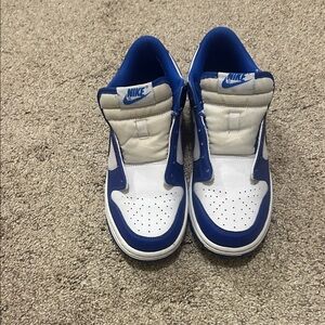 Nike Royal Blue and White Athletic Shoes